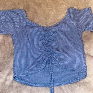 a small blue crop too